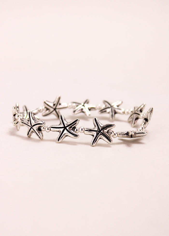 Cloria Starfish Alloy Stretch Bracelet #40
