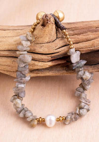Sandstone Pearl Bracelet