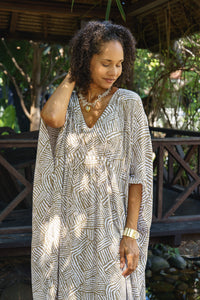 Mojave Cinched Long Caftan | Shop Bali Queen