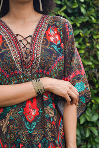 Bombay Jeweled Long Caftan | Shop Bali Queen