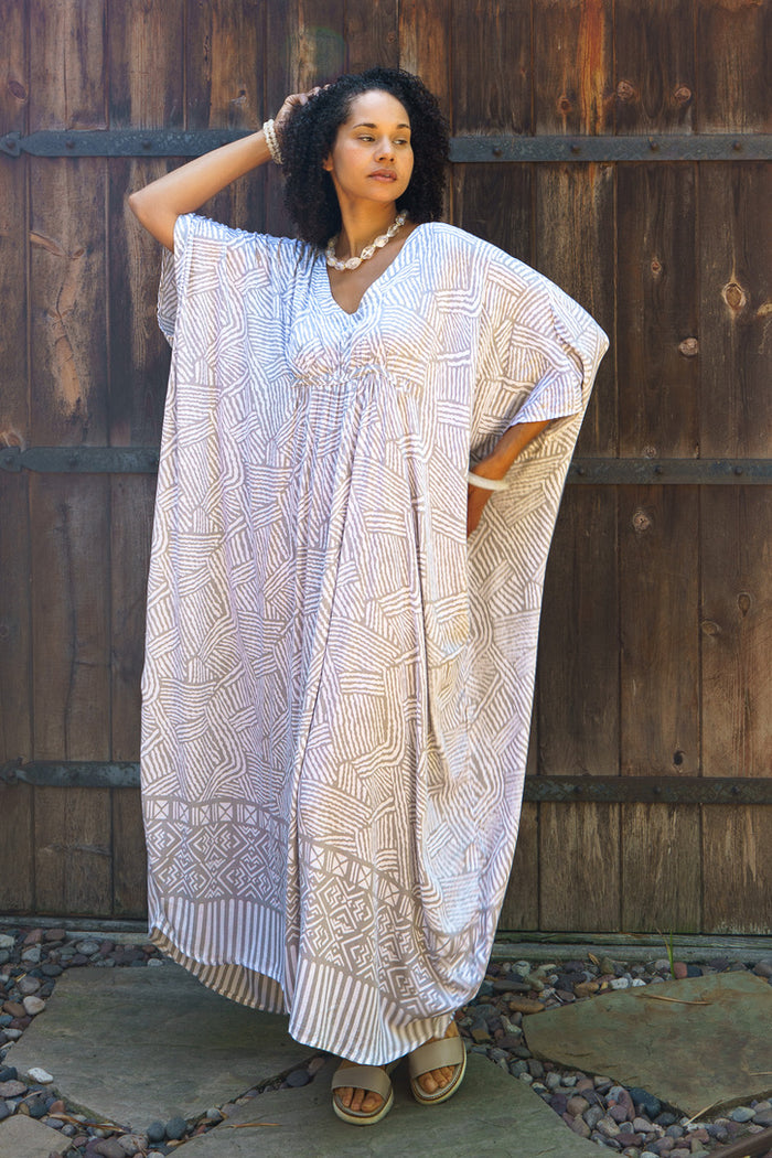 Mojave Cinched Long Caftan | Shop Bali Queen