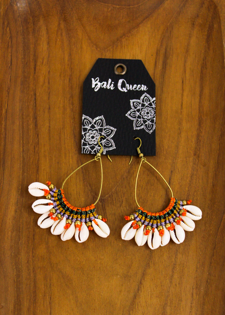 Cowrie Starburst Earring | Shop Bali Queen