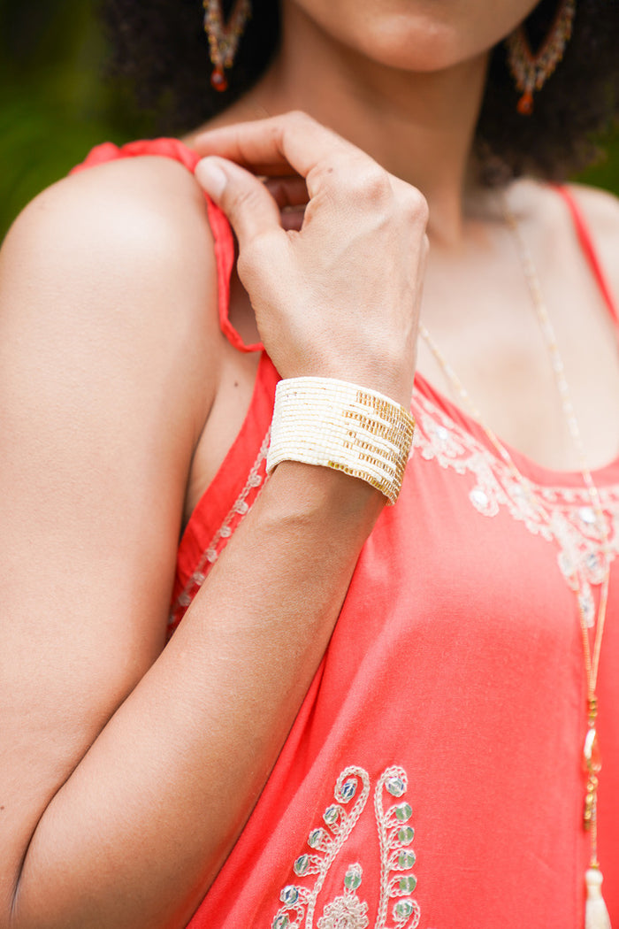 Golden Hour Stretch Bracelet | Shop Bali Queen
