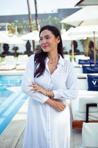 Eyelet Shirt Dress | Shop Bali Queen