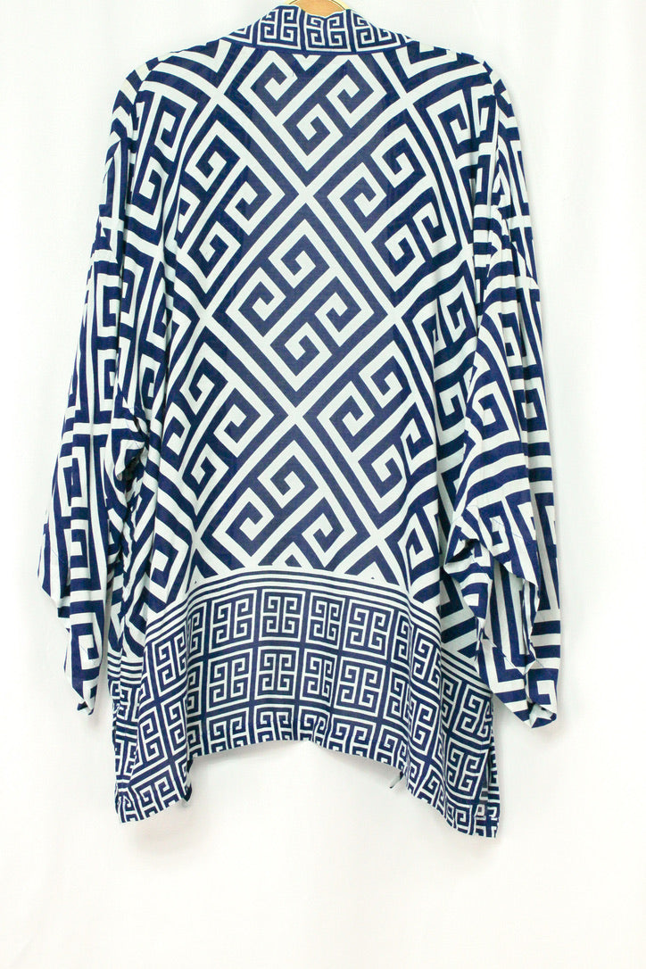 Tribal Tides Tie Kimono