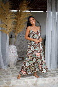 Tiger Lily Bow Back Maxi | Shop Bali Queen