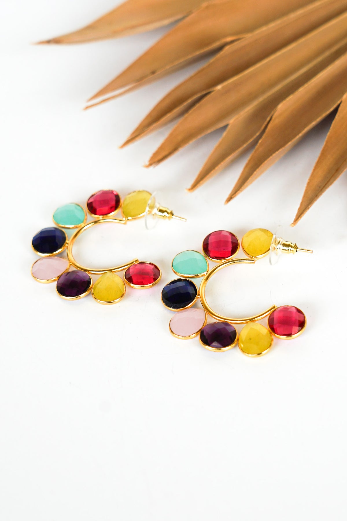 Dasha Crescent Chalcedony Earring | Shop Bali Queen