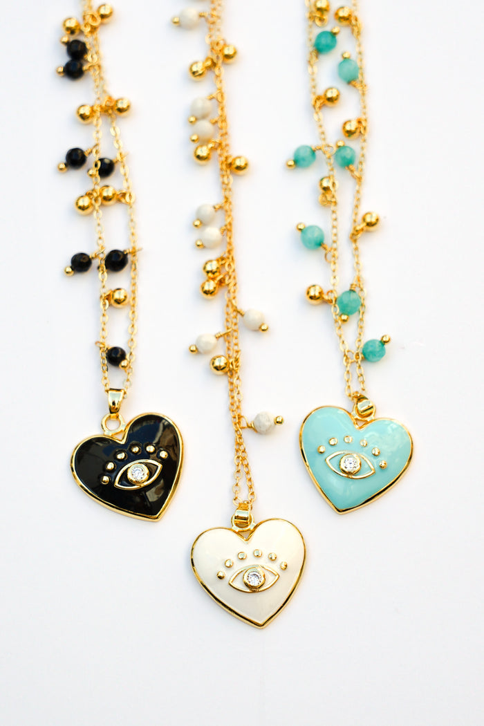 Isla Heart Charm Necklace | Shop Bali Queen