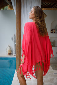 Savana Fringe Caftan | Shop Bali Queen
