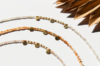 Gold Disc and Gemstone Anklet | Shop Bali Queen