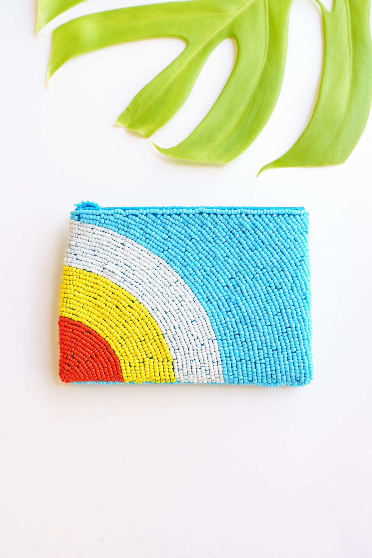 Sun Beam Beaded Coin Bag