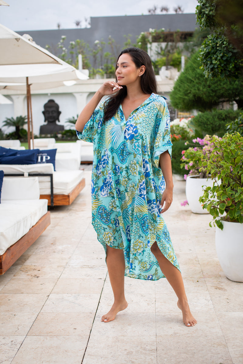 Tahara, new arrival, caftan, tunic, rayon, wholesale resort wear, bali queen, coco rose