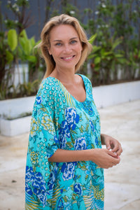 tahara, caftan, pockets, new arrival, bali queen, coco rose, rayon, wholesale resort wear,