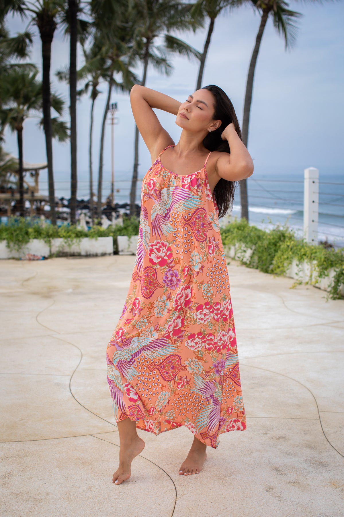 tahara, maxi dress, bali queen, coco rose, wholesale resort wear, rayon, new arrival