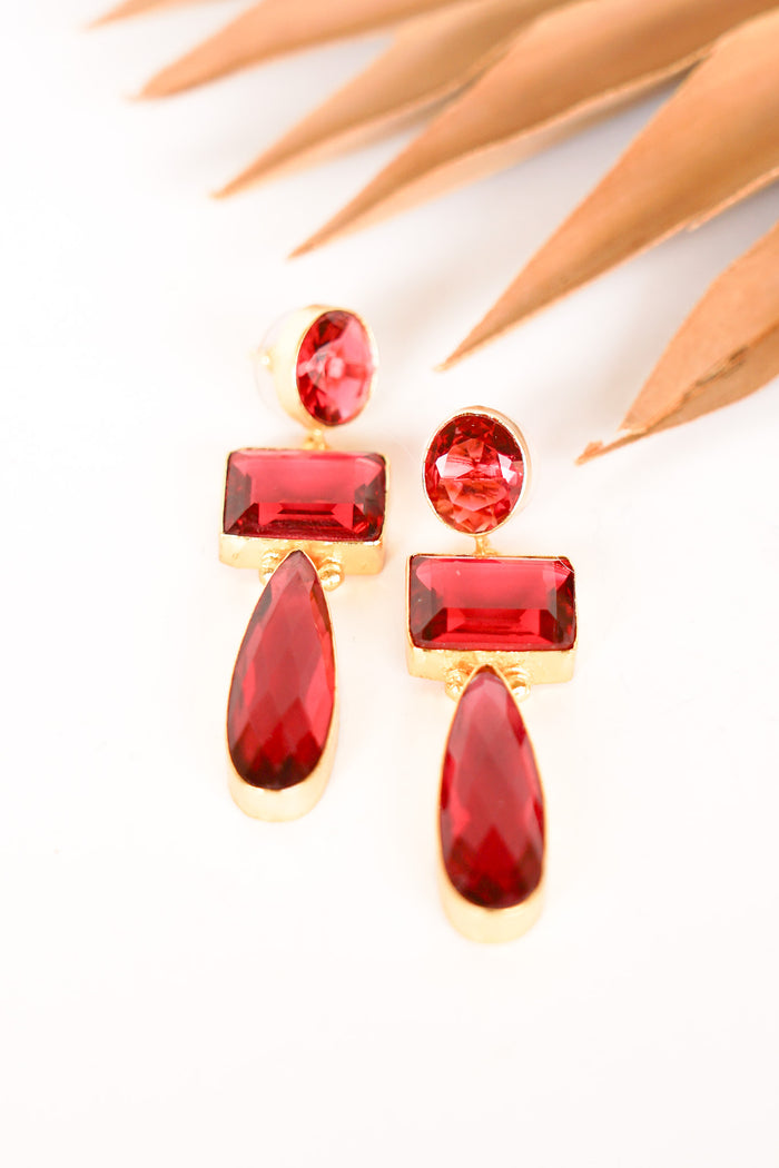 Dasha Hydro Stone Cascade Earring | Shop Bali Queen