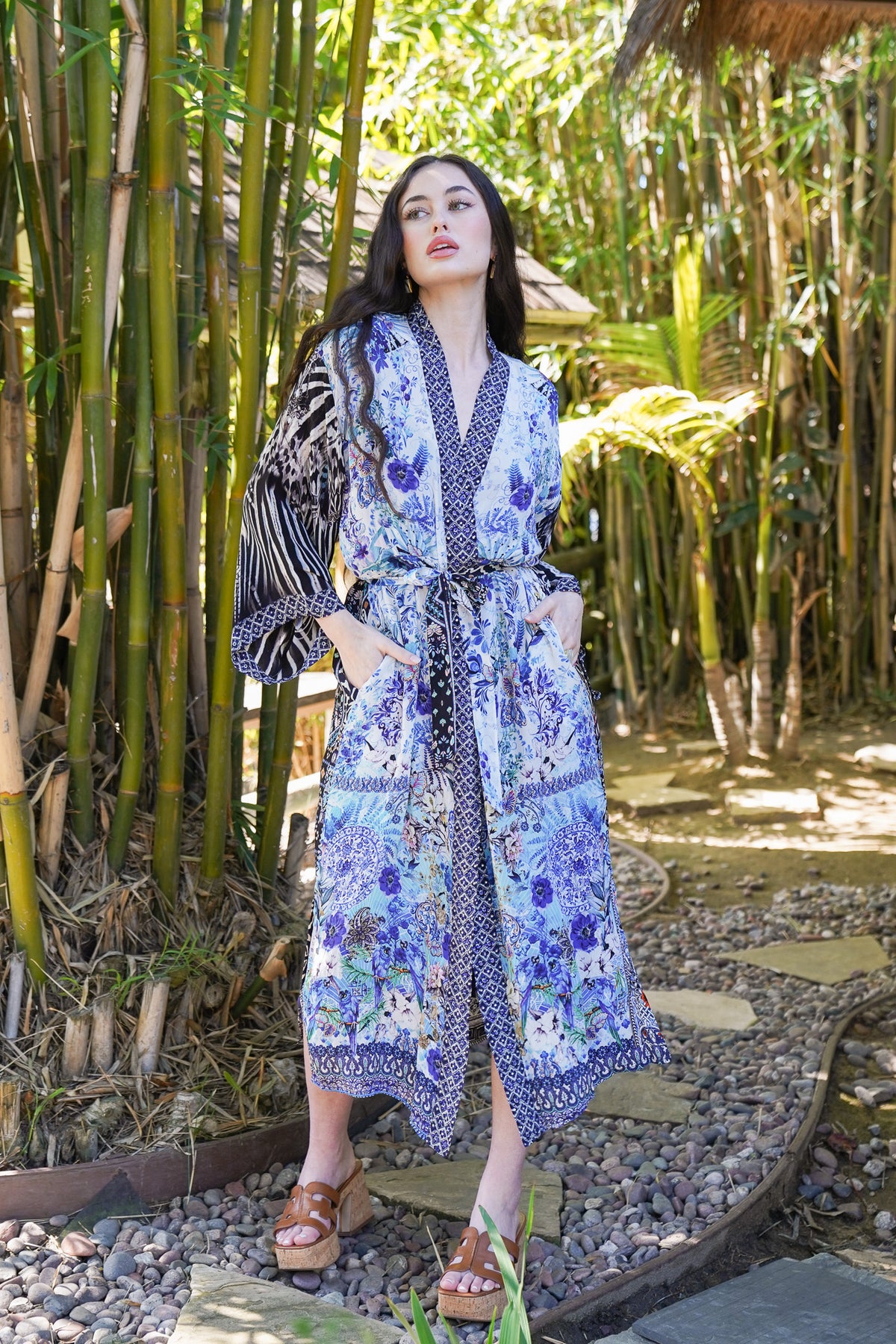 Bombay Tie Jeweled Kimono | Shop Bali Queen