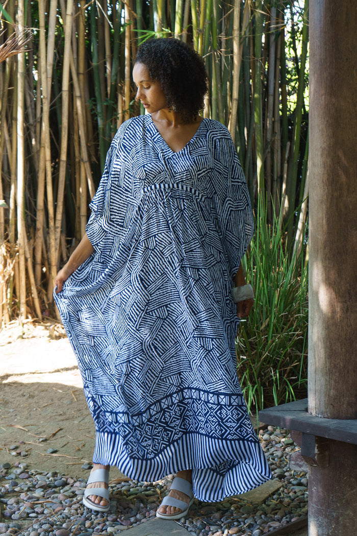 Mojave Cinched Long Caftan | Shop Bali Queen
