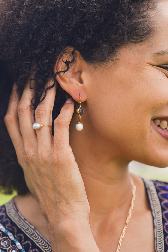 Drops of Pearl Earring | Shop Bali Queen
