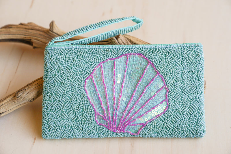 Scallop Shell Beaded Clutch | Shop Bali Queen