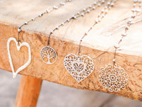 Filigree Heart Alloy Necklace | Shop Bali Queen