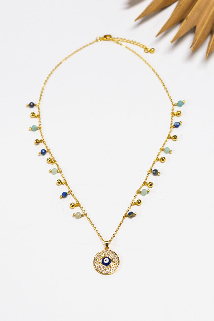 Celeste Evil Eye Necklace | Shop Bali Queen