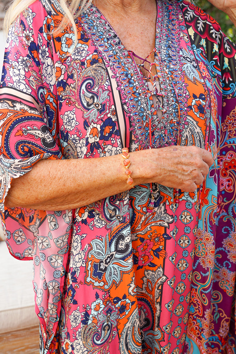 Bombay Jeweled Long Caftan | Shop Bali Queen