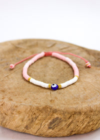 Tubular Evil Eye Bracelet | Shop Bali Queen