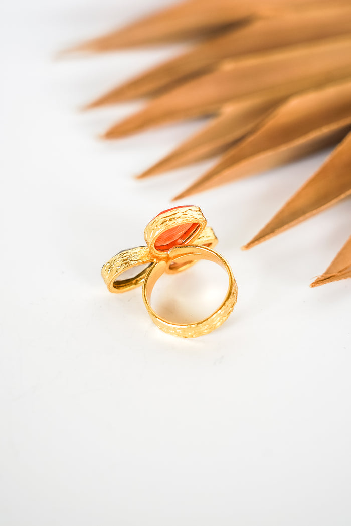 Dasha Chalcedony Trio Ring | Shop Bali Queen