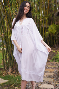 Eyelet Gypsy Caftan | Shop Bali Queen