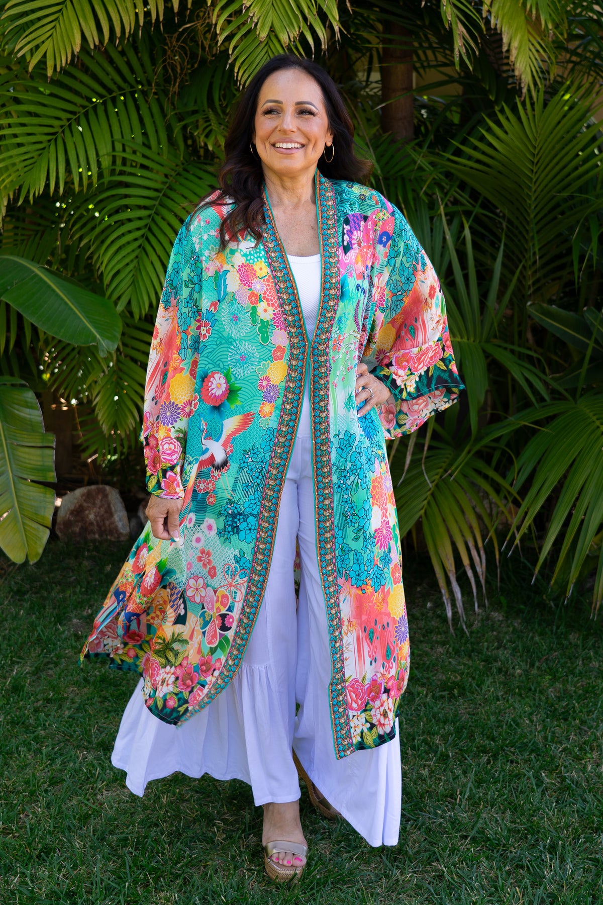 Bombay Jeweled Kimono | Shop Bali Queen