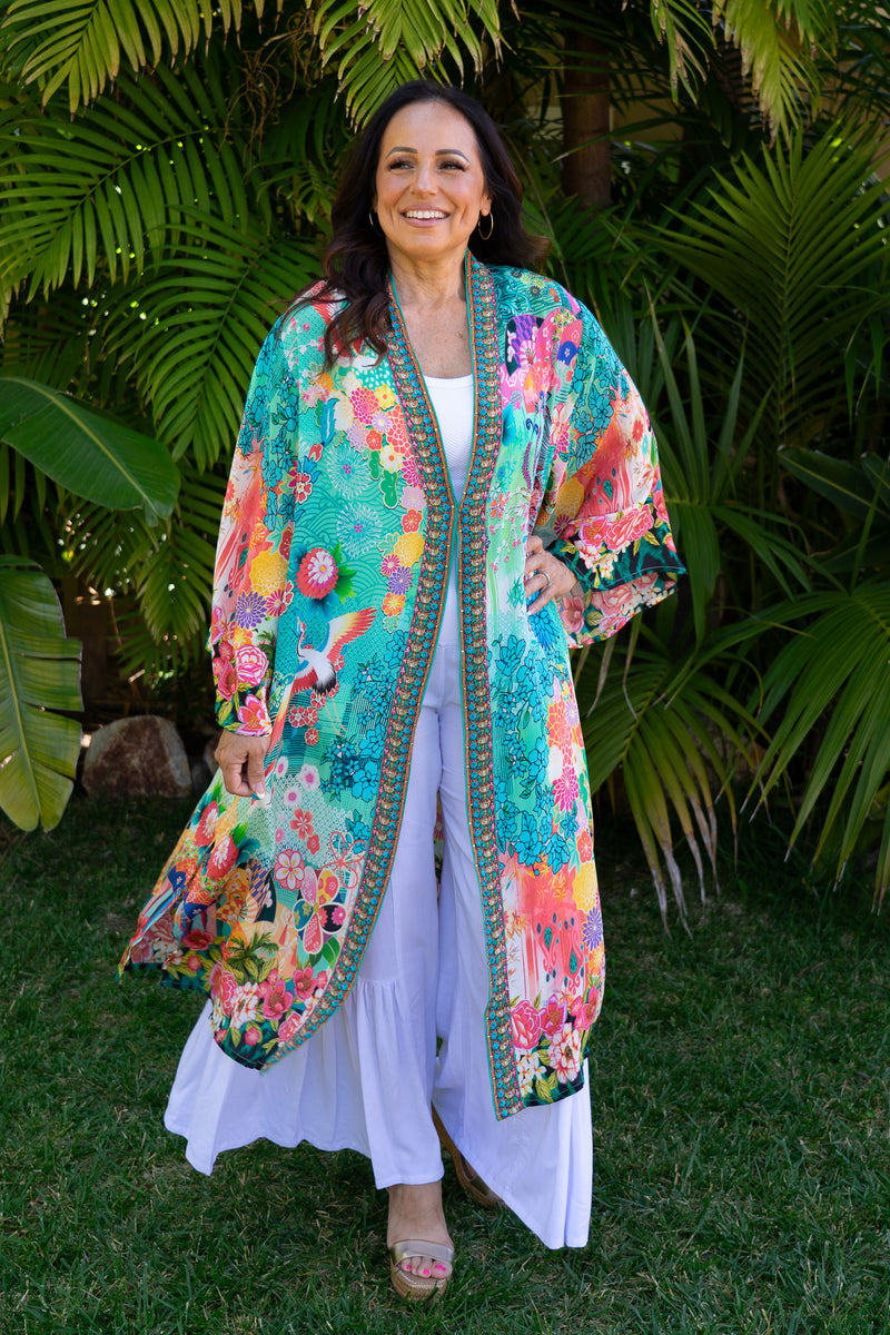 Bombay Jeweled Kimono | Shop Bali Queen