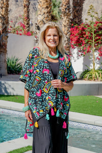 Boho Blossom Midi Kimono | Shop Bali Queen