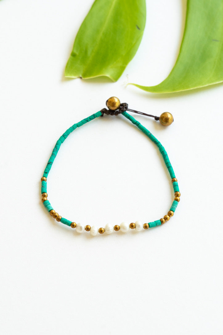 5-Pearl Delicate Bracelet | Shop Bali Queen