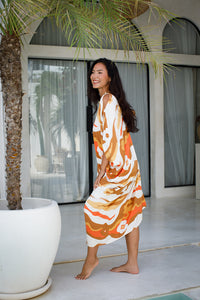 Kiki Open Shoulder Caftan | Shop Bali Queen