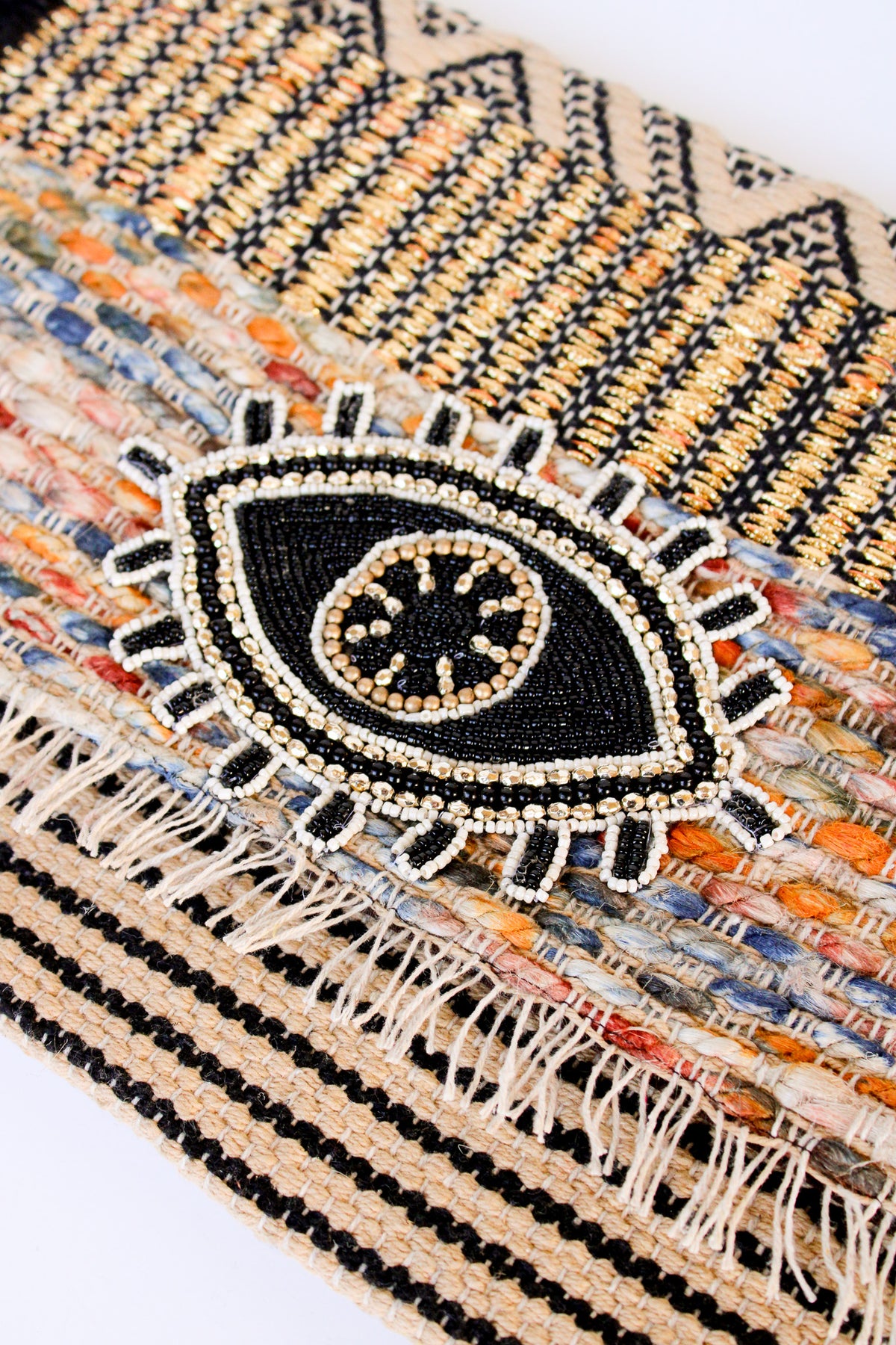 Evil Eye Fringe Clutch | Shop Bali Queen