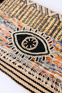 Evil Eye Fringe Clutch | Shop Bali Queen