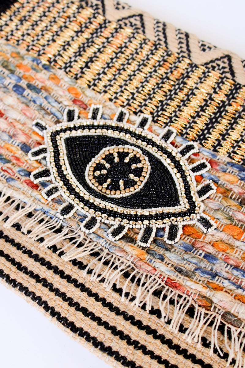 Evil Eye Fringe Clutch | Shop Bali Queen