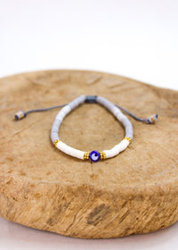Tubular Evil Eye Bracelet | Shop Bali Queen
