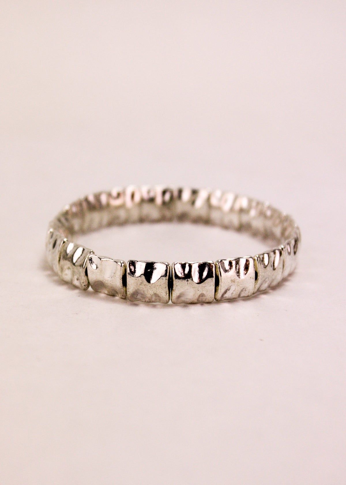 Square Alloy Stretch Bracelet #23