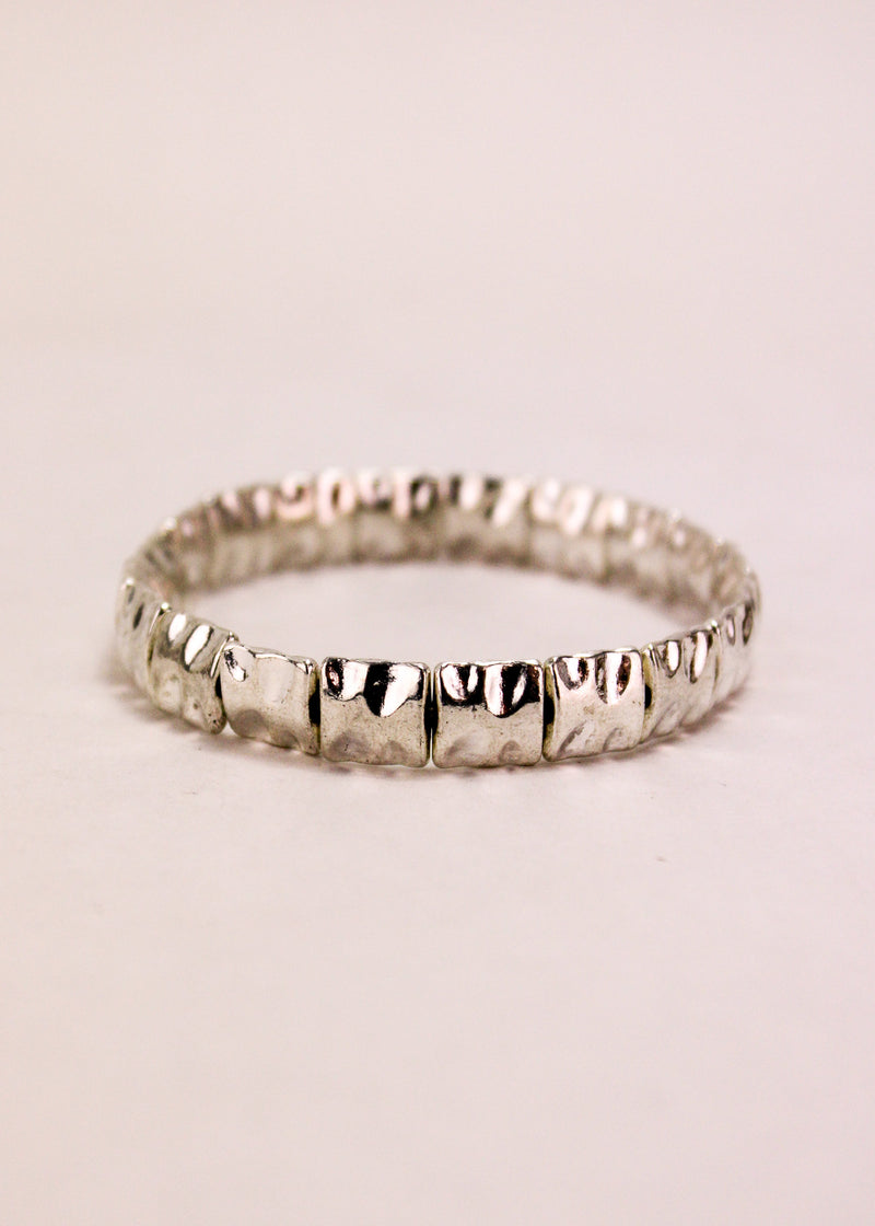 Square Alloy Stretch Bracelet #23