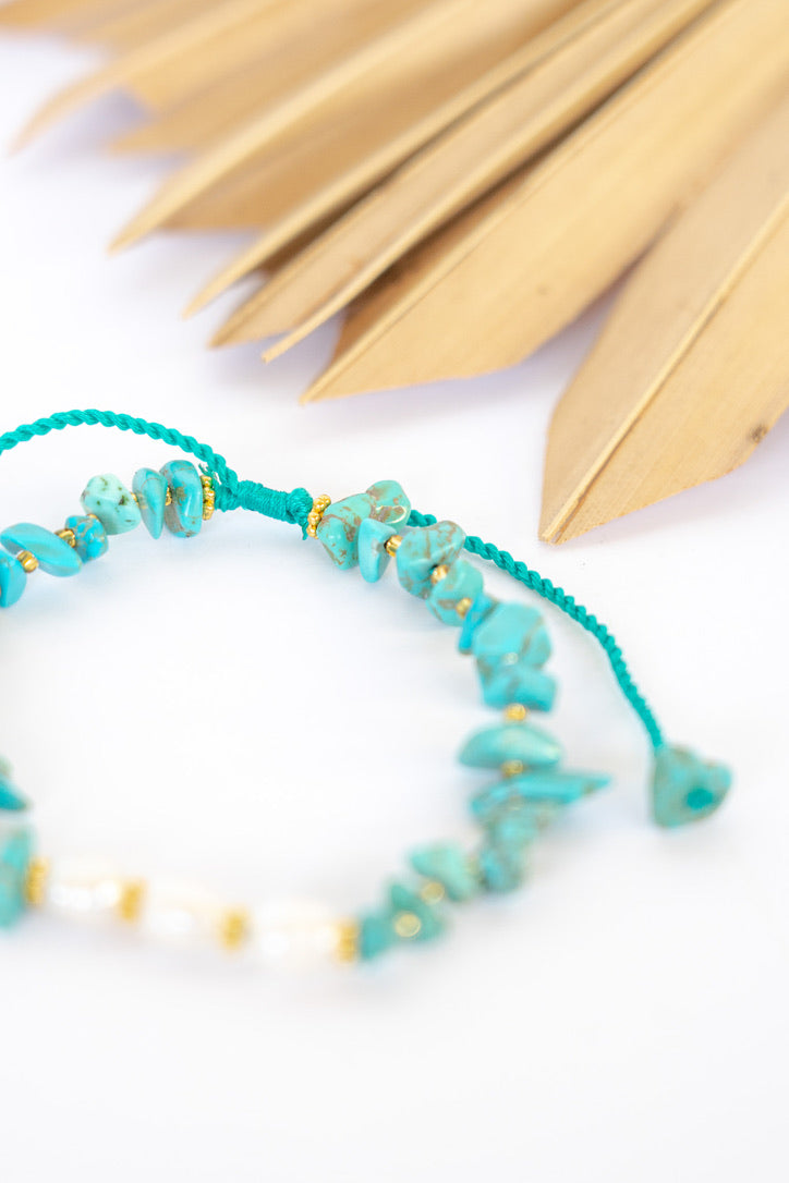 Shoreline Stone & Pearl Bracelet | Shop Bali Queen