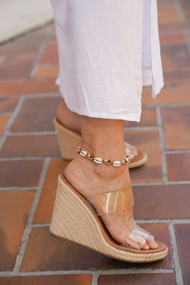 Crystal Cowrie Anklet 4 Pack | Shop Bali Queen