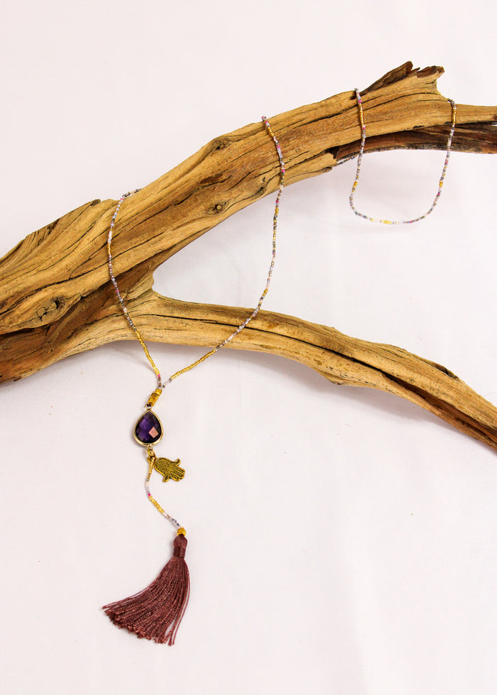 Kaleidoscope Gems of Fatima Necklace | Shop Bali Queen