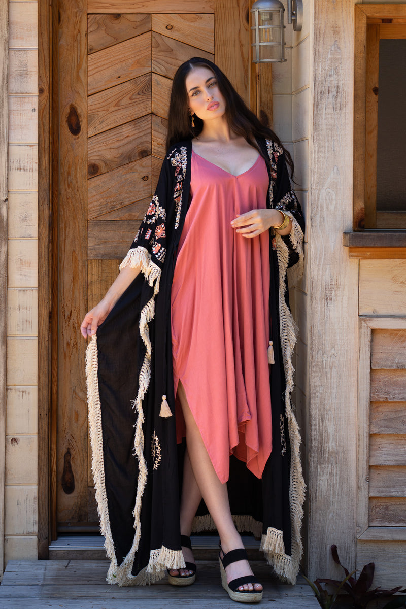 Cassandra Long Kimono | Shop Bali Queen