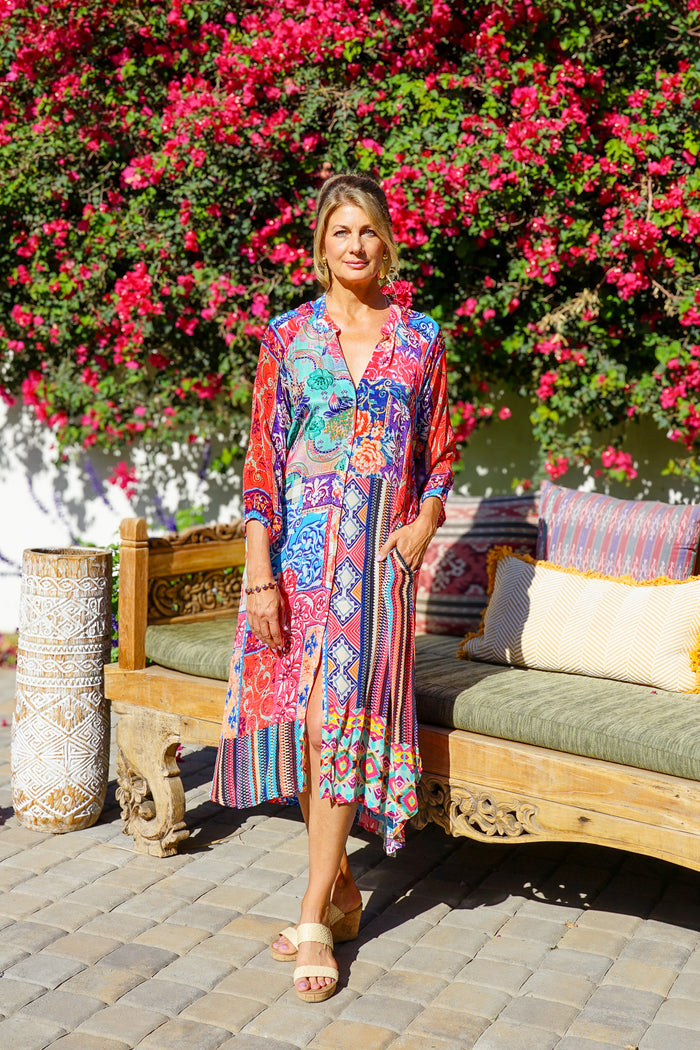 Bombay Boho Shirt Dress | Shop Bali Queen