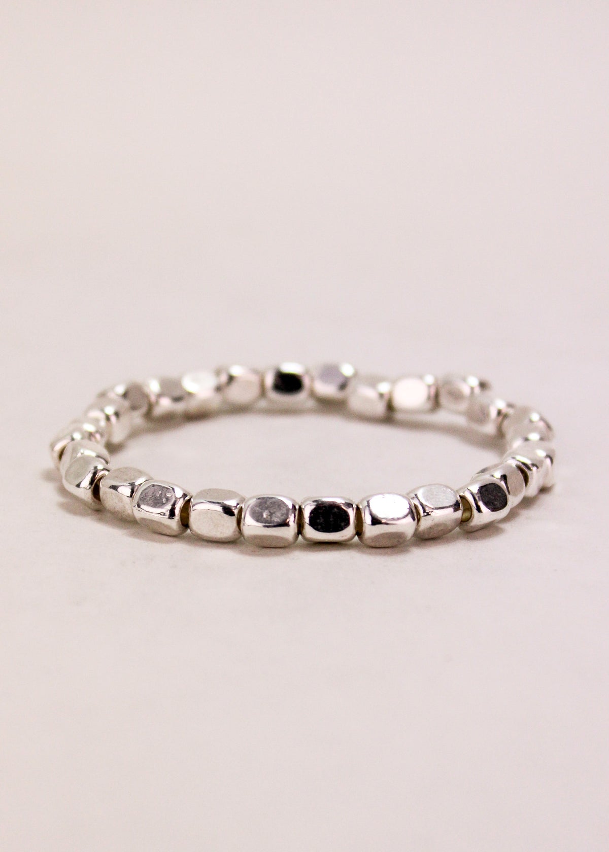 Mirror Cube Alloy Stretch Bracelet #28 | Shop Bali Queen