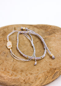 Fatima Crystal 2 Pack Bracelets | Shop Bali Queen