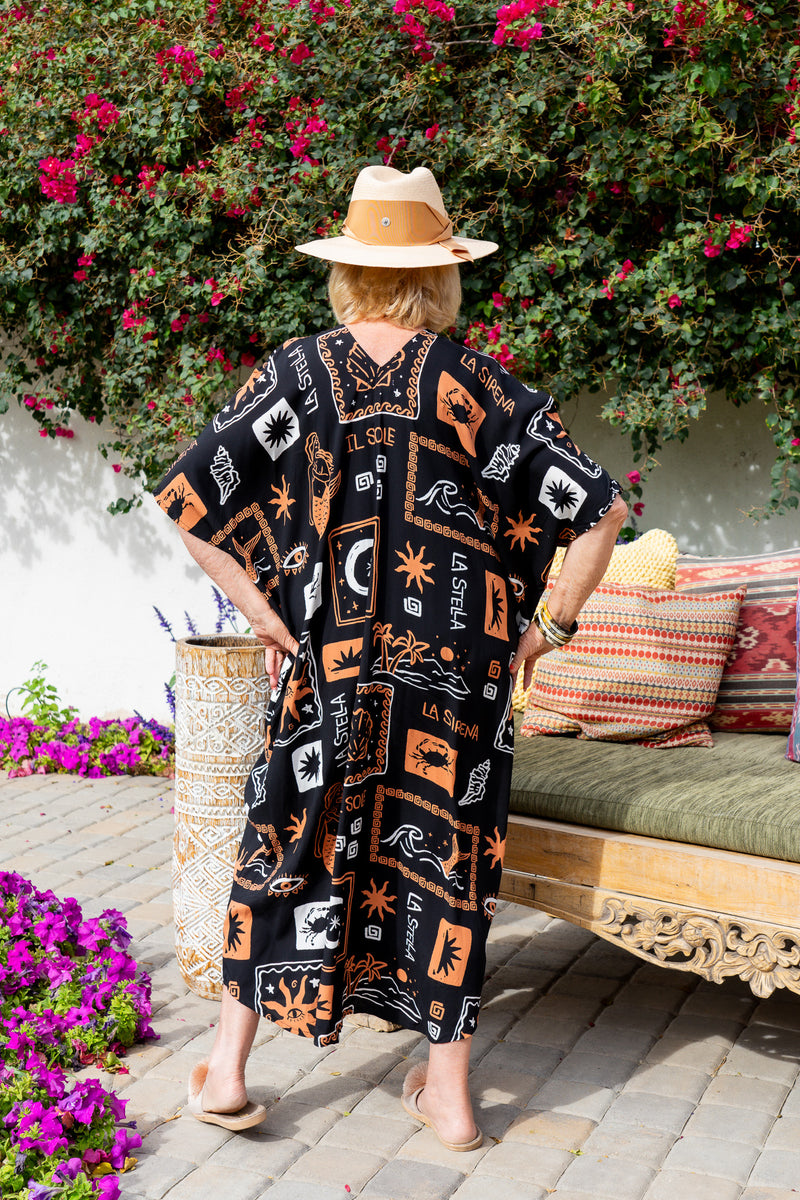 Stella Open Shoulder Caftan | Shop Bali Queen