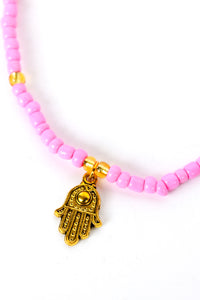 Under the Sun Solid Hamsa Anklet