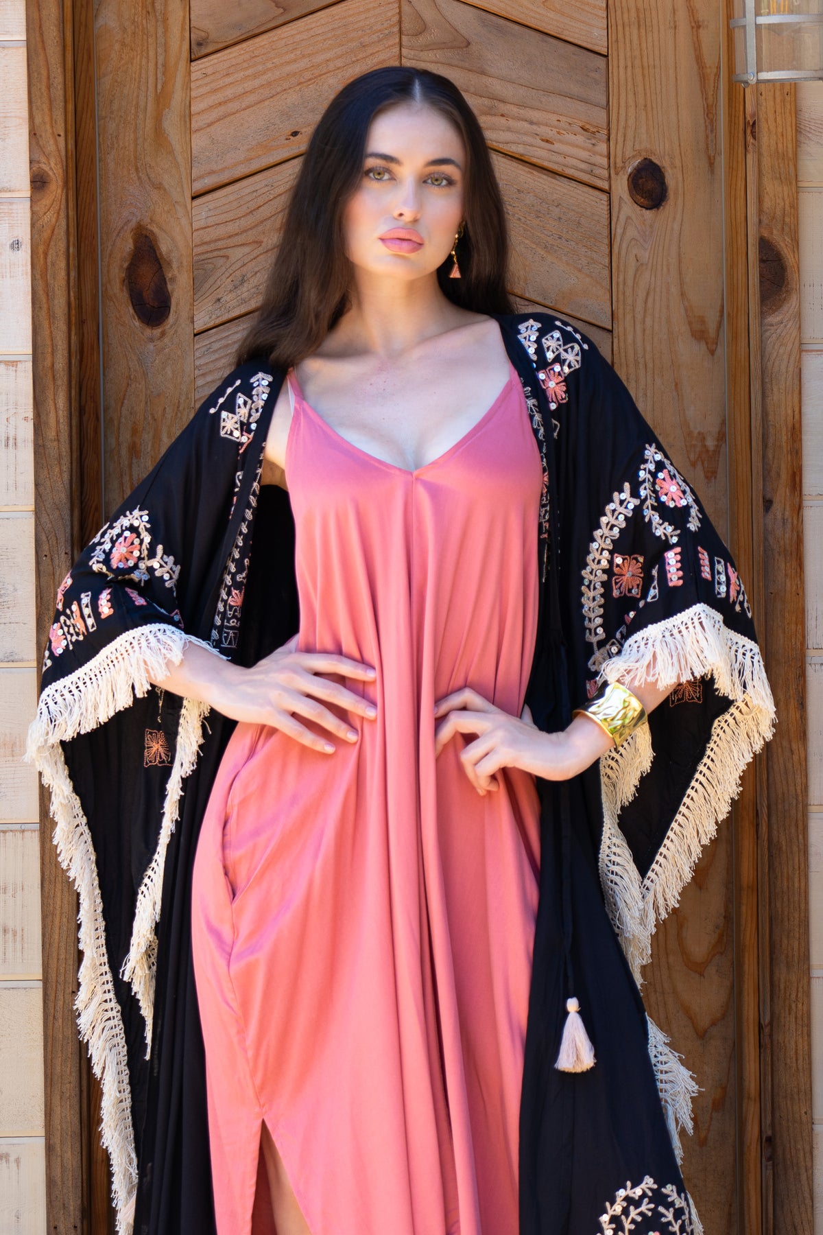 Cassandra Long Kimono | Shop Bali Queen